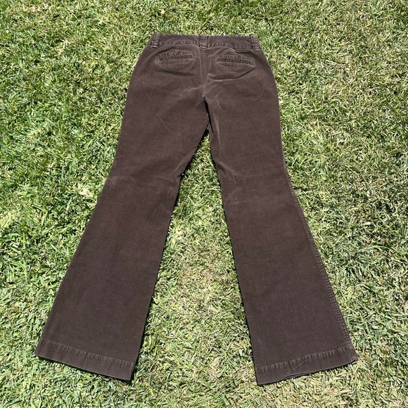 the perfect low rise brown corduroy flares - Picture 2 of 4